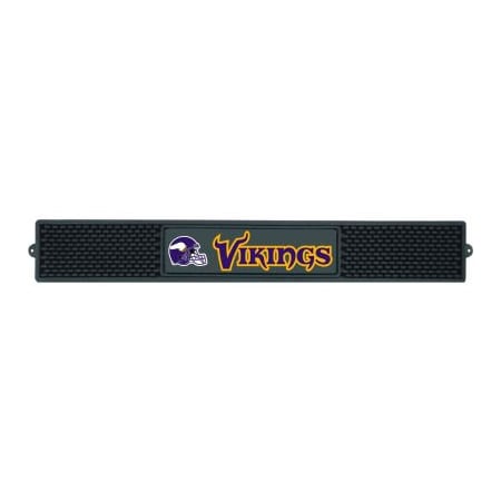 Fanmats FanMats Drink Mat, NFL - Minnesota Vikings, 3-1/4" x 24" x 1" 13990